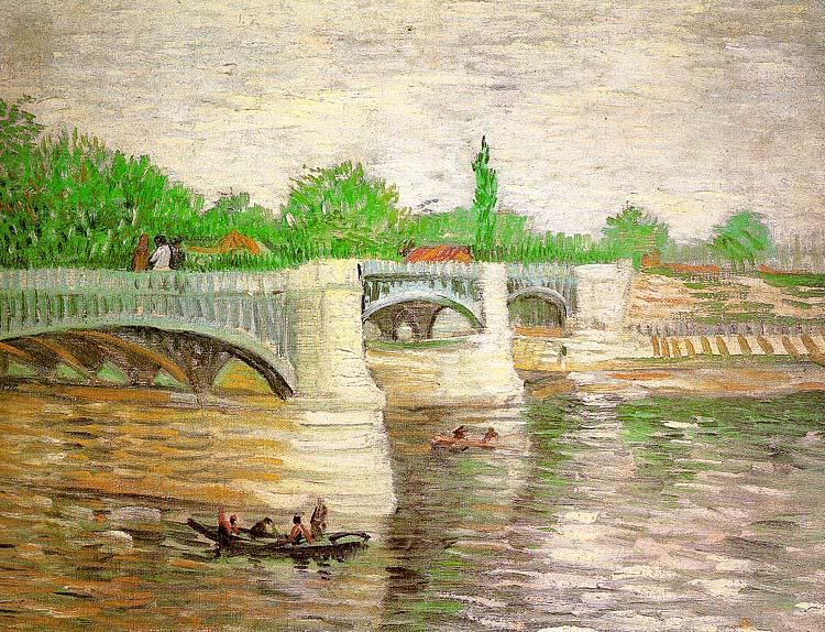 Vincent Van Gogh The Seine with the Pont de la Grand Jatte oil painting image